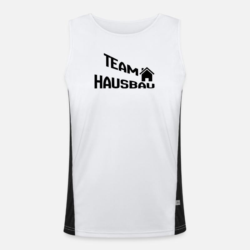 Construction de maisons d’équipe Débardeur respirant contrasté Homme 