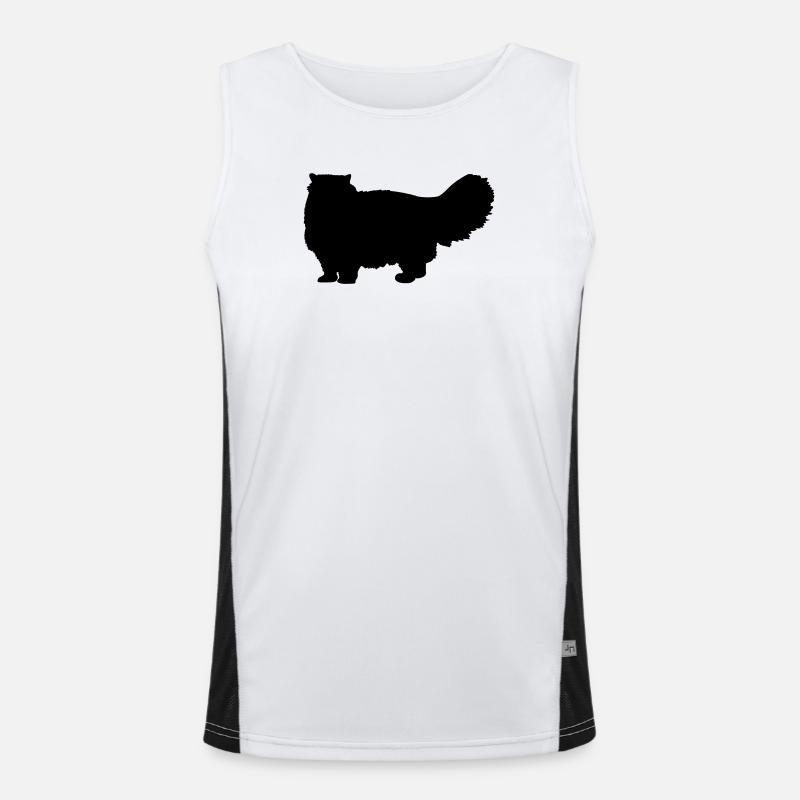 Perserkatze Funktionelles Kontrast-Tank Top für Männer 