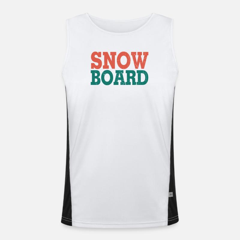 Snowboard Men's Functional Contrast Tank Top 