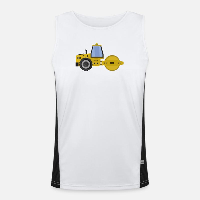 Road roller Men's Functional Contrast Tank Top 