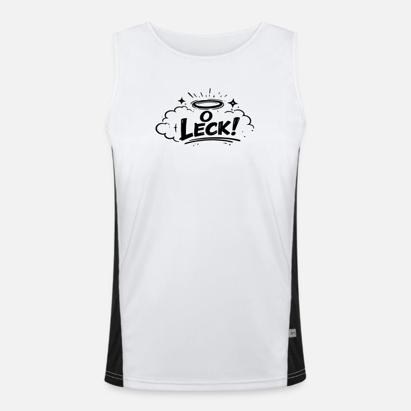 O Leck Funktionelles Kontrast-Tank Top für Männer 