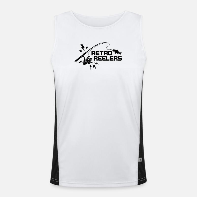 Retro Reeler Funktionelles Kontrast-Tank Top für Männer 