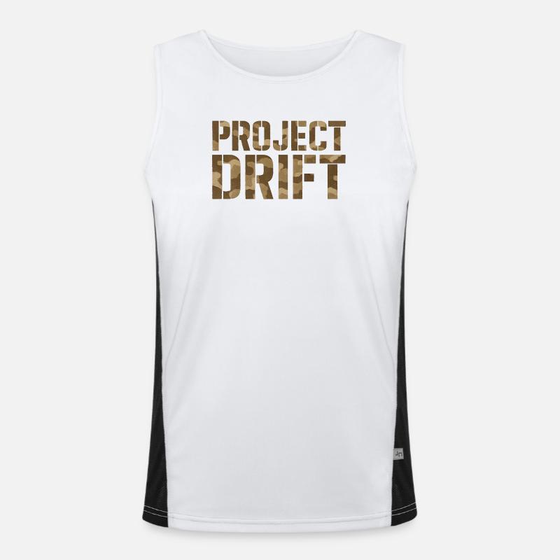 Déclaration de réglage du Camouflage du Projet Drift Débardeur respirant contrasté Homme 