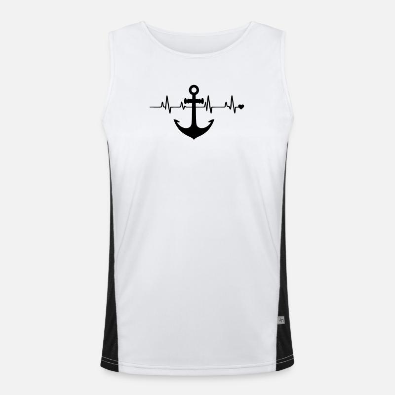 Anker  Funktionelles Kontrast-Tank Top für Männer 