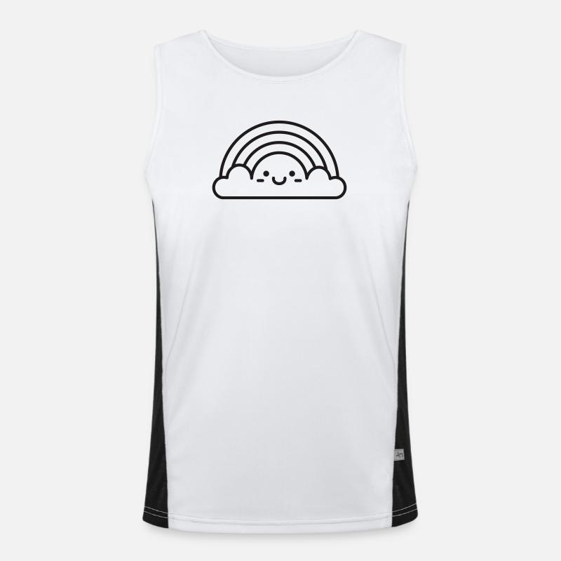 rainbow Men's Functional Contrast Tank Top 