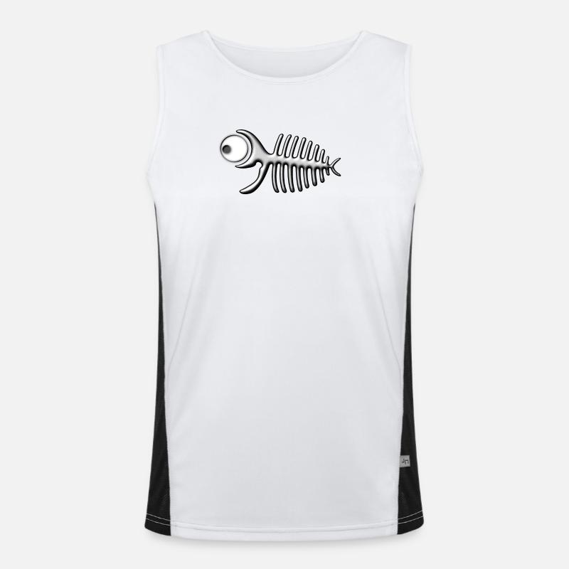 Fishbone Men's Functional Contrast Tank Top 