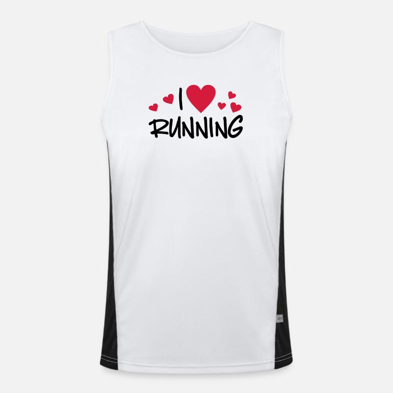 run Men's Functional Contrast Tank Top 