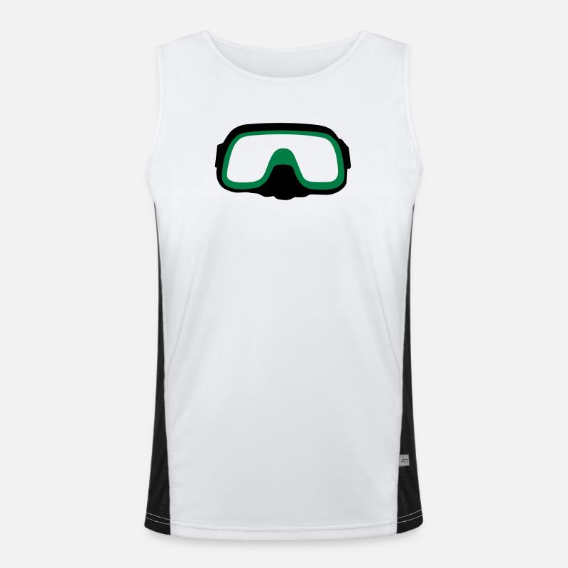 diving Mask Men's Functional Contrast Tank Top 