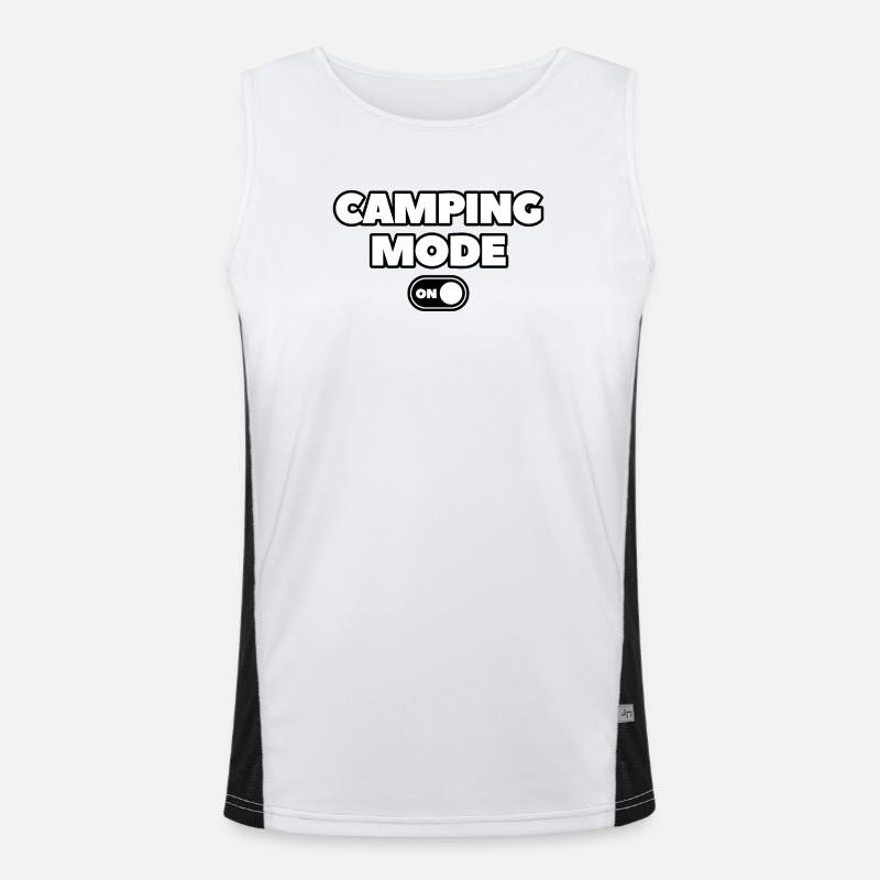 Camping mode on Débardeur respirant contrasté Homme 