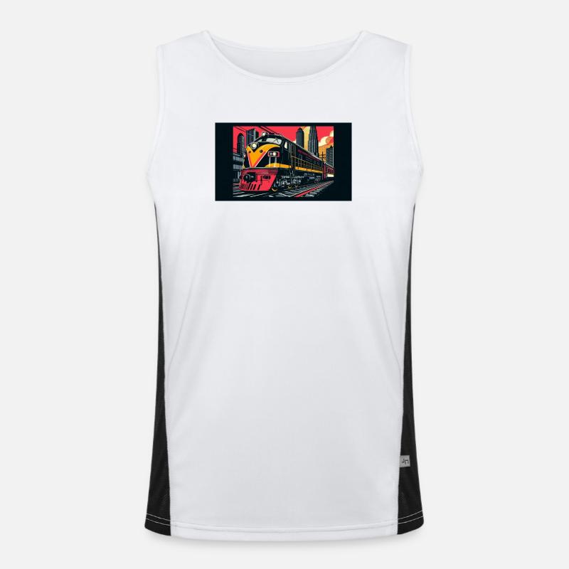 Train 1 4 Men's Functional Contrast Tank Top 