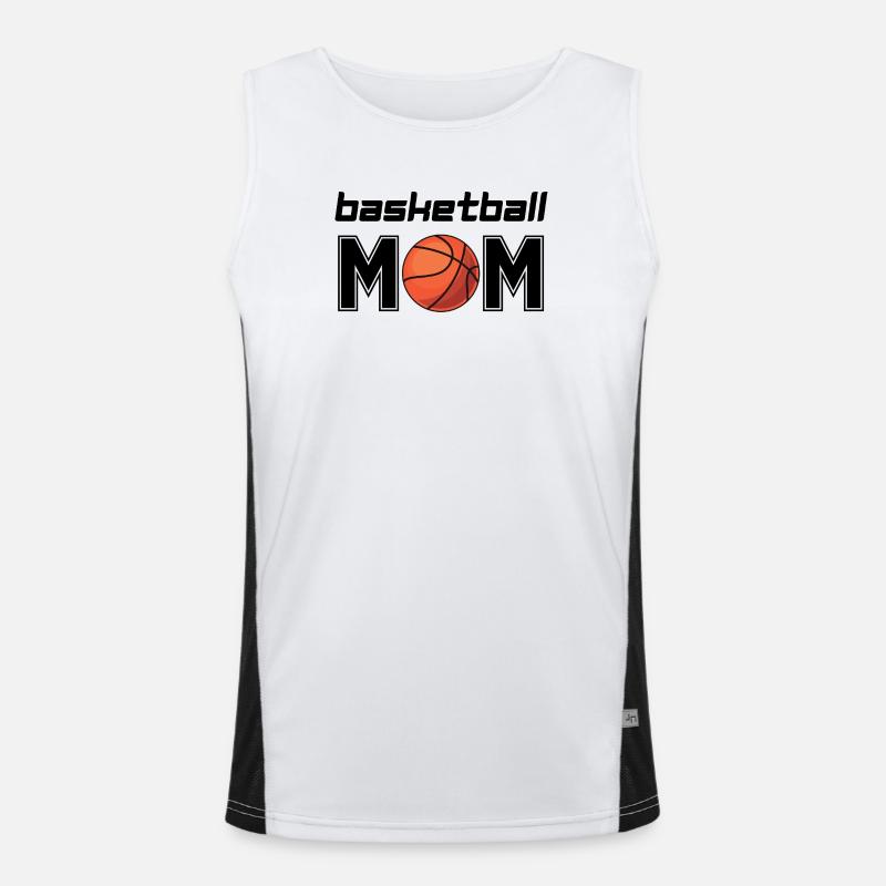 Maman basketteuse Débardeur respirant contrasté Homme 