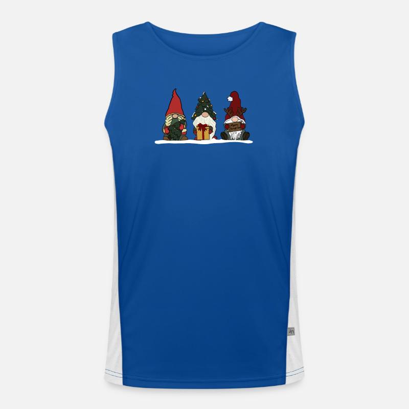 Wichtel  Funktionelles Kontrast-Tank Top für Männer 