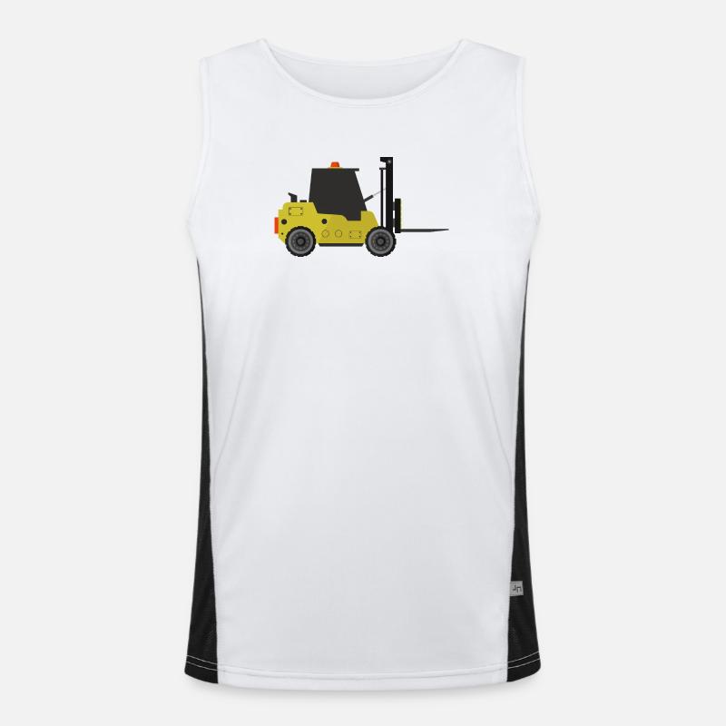 Forklift Men's Functional Contrast Tank Top 
