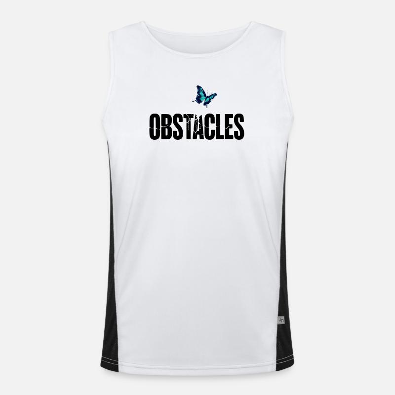 OBSTACLES – Briser les obstacles Débardeur respirant contrasté Homme 