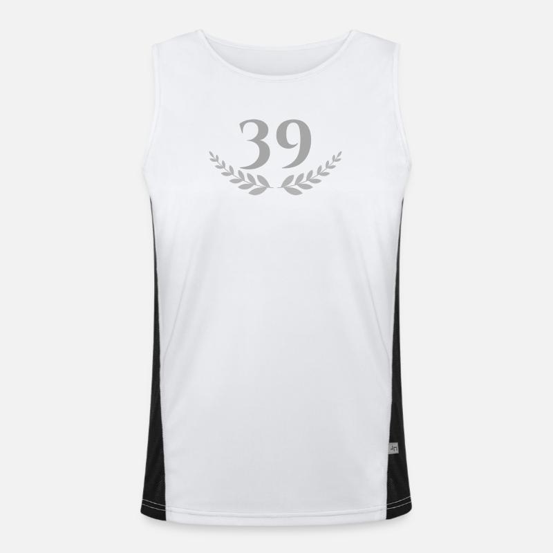 39 Funktionelles Kontrast-Tank Top für Männer 
