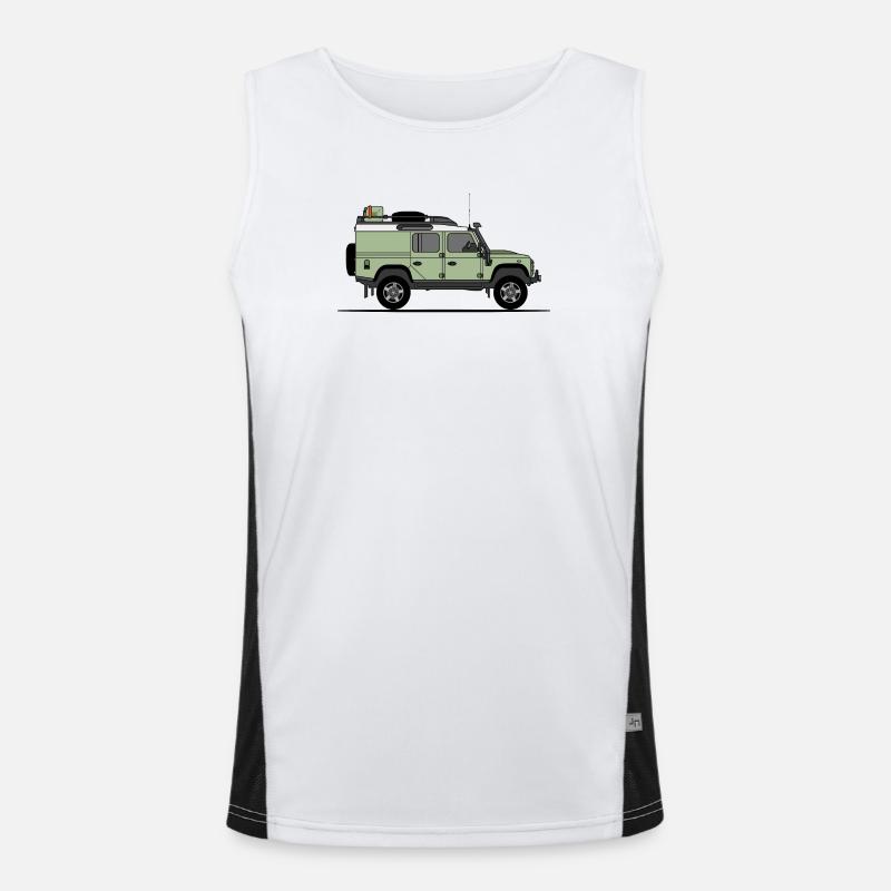 Defender 110 Offroad Men's Functional Contrast Tank Top 
