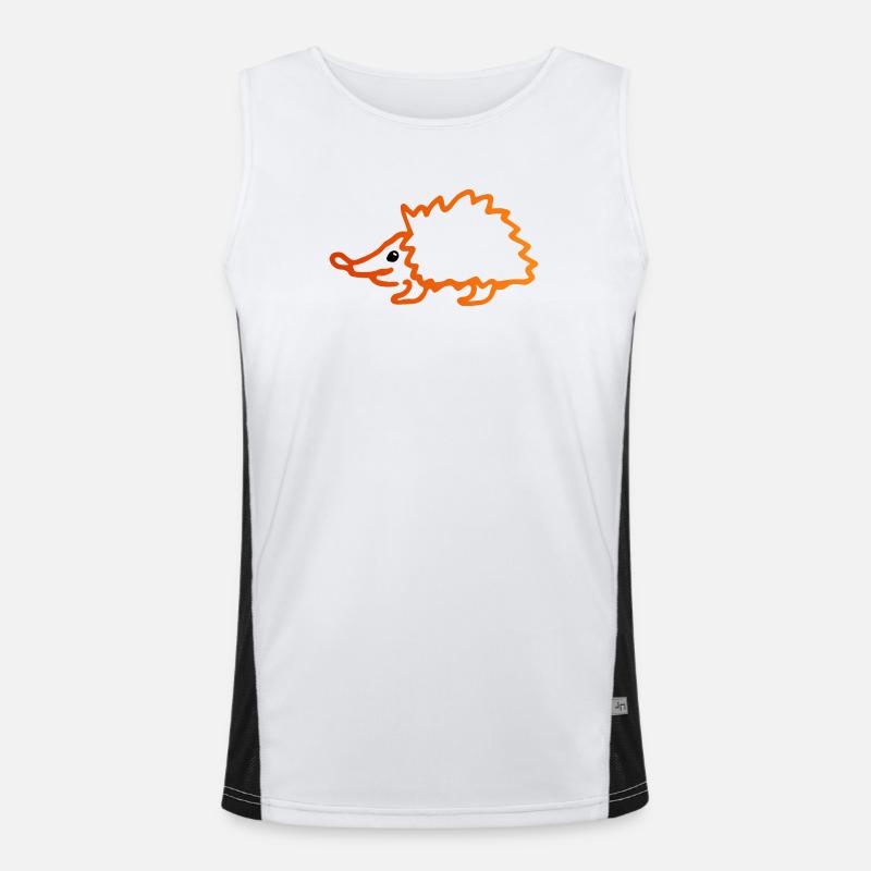 igel Funktionelles Kontrast-Tank Top für Männer 