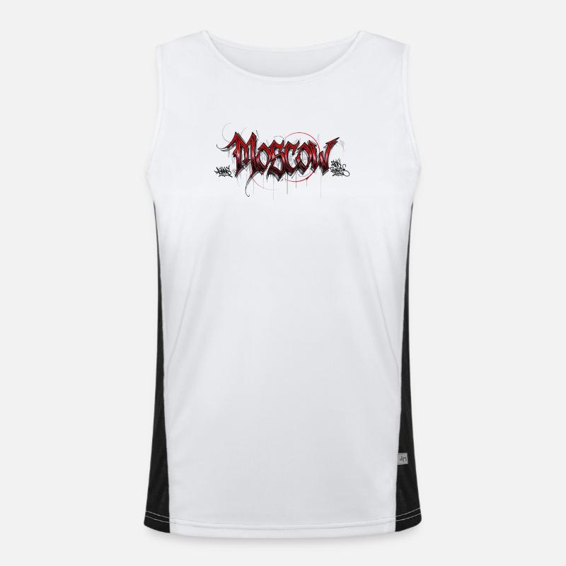 Moscow Funktionelles Kontrast-Tank Top für Männer 