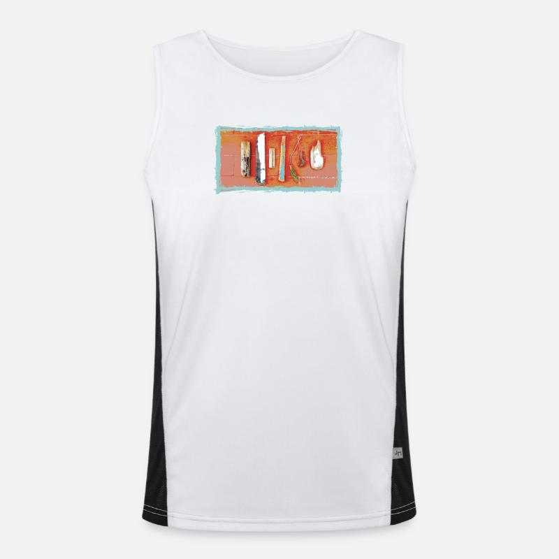 Rustic flotsam range Men's Functional Contrast Tank Top 