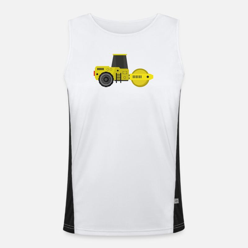 Road roller Men's Functional Contrast Tank Top 