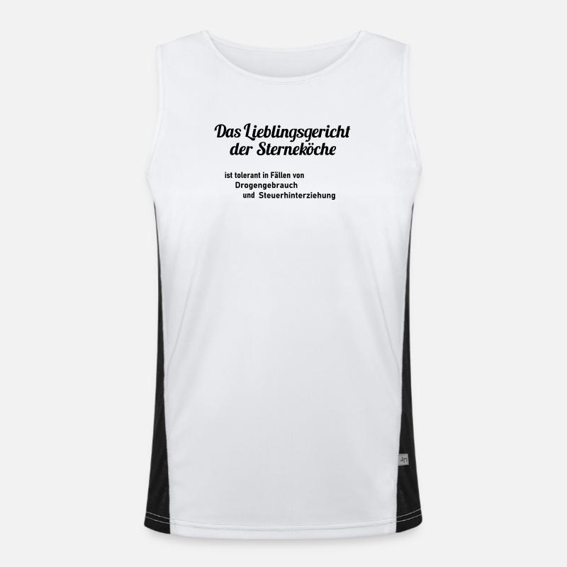 Plat préféré Débardeur respirant contrasté Homme 