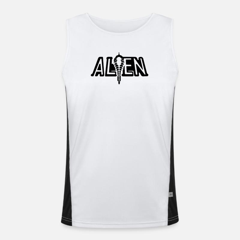 alien tech Men's Functional Contrast Tank Top 