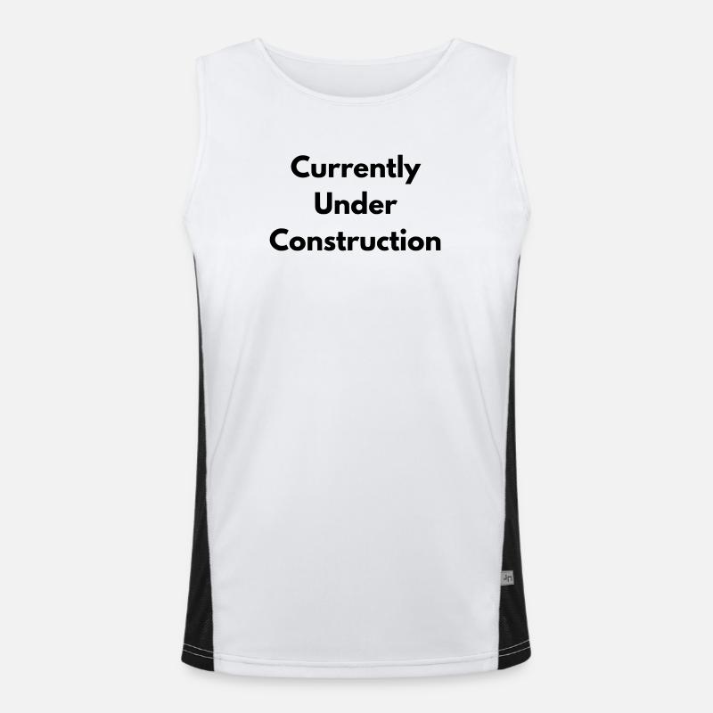 Currently under construction Débardeur respirant contrasté Homme 