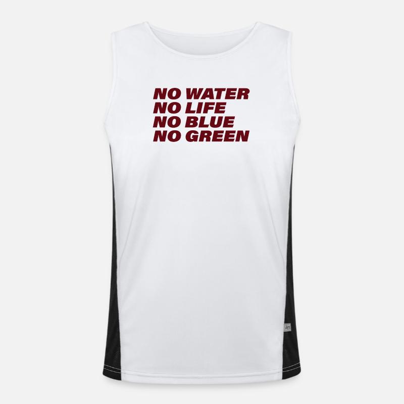 WATER Funktionelles Kontrast-Tank Top für Männer 