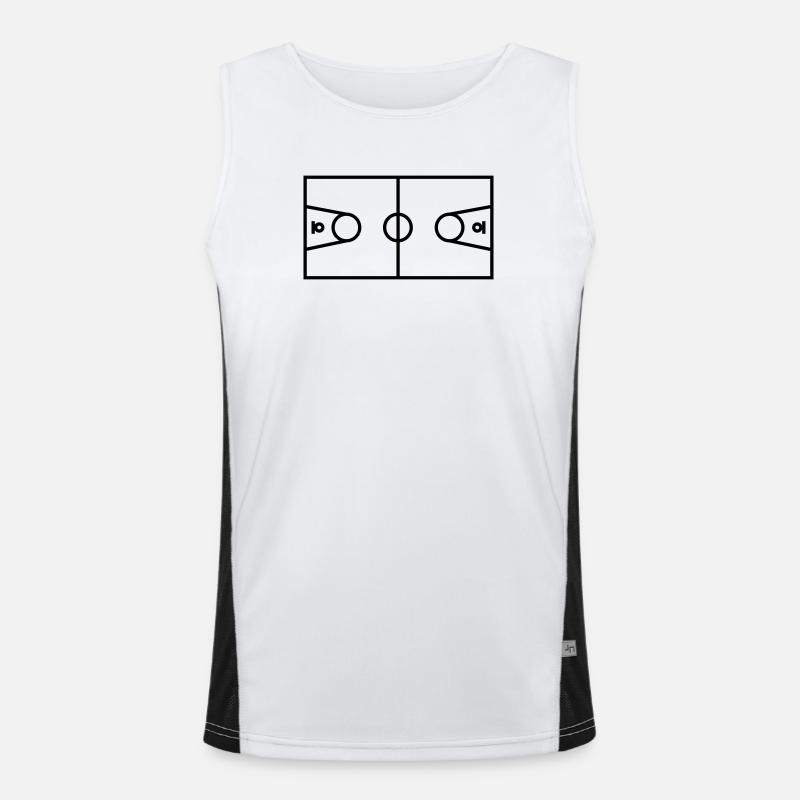 Terrain de basket Débardeur respirant contrasté Homme 