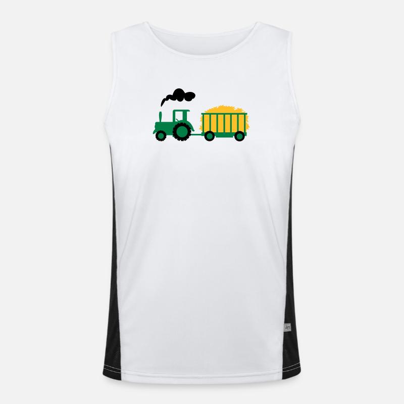 tractor Men's Functional Contrast Tank Top 