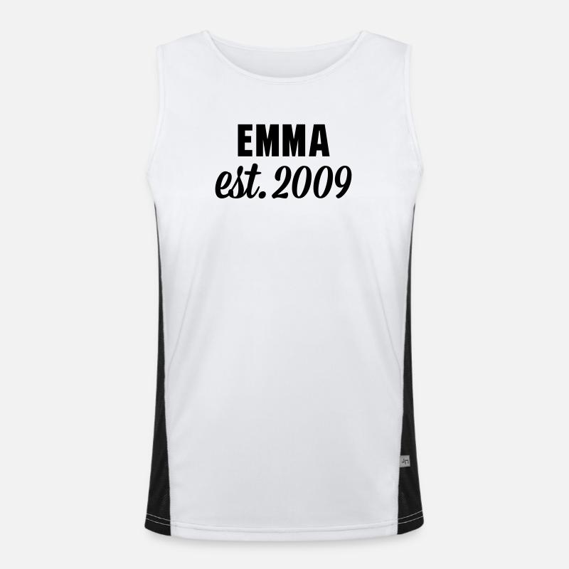 Emma est 2009 Funktionelles Kontrast-Tank Top für Männer 