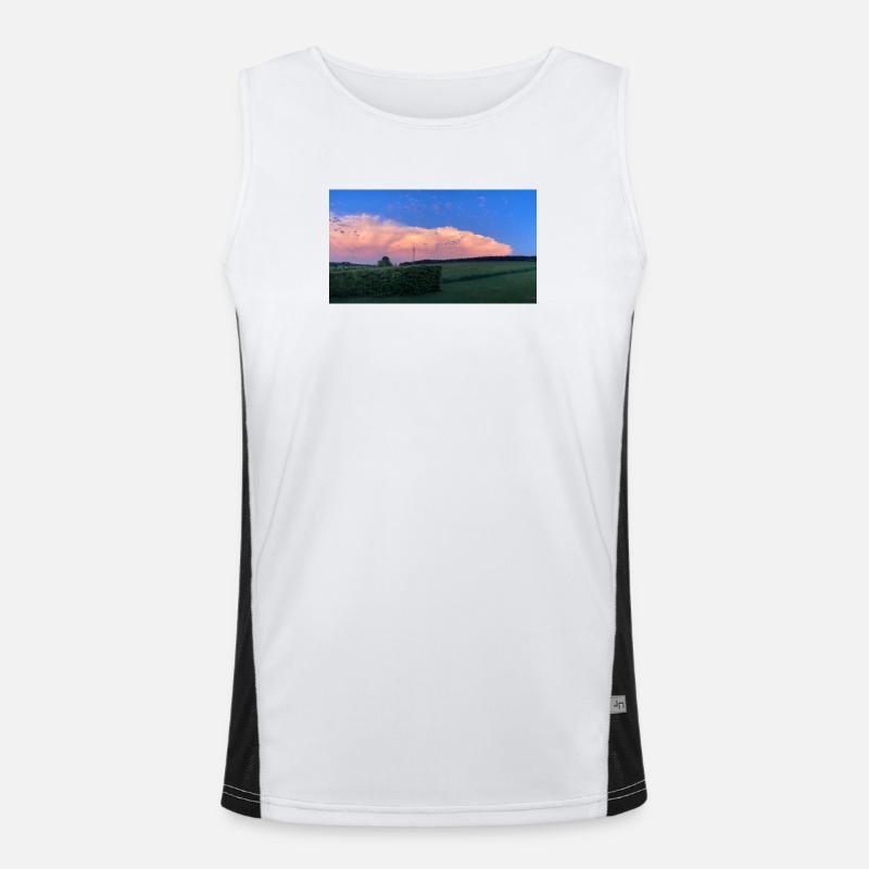 Cloud image Men's Functional Contrast Tank Top 