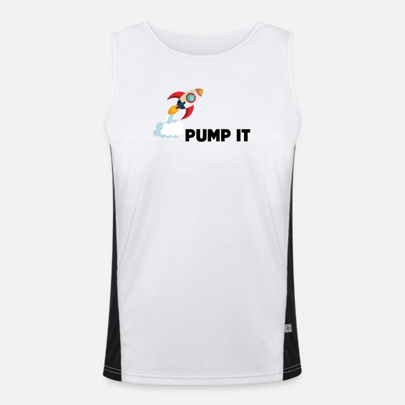Pump it Men's Functional Contrast Tank Top 