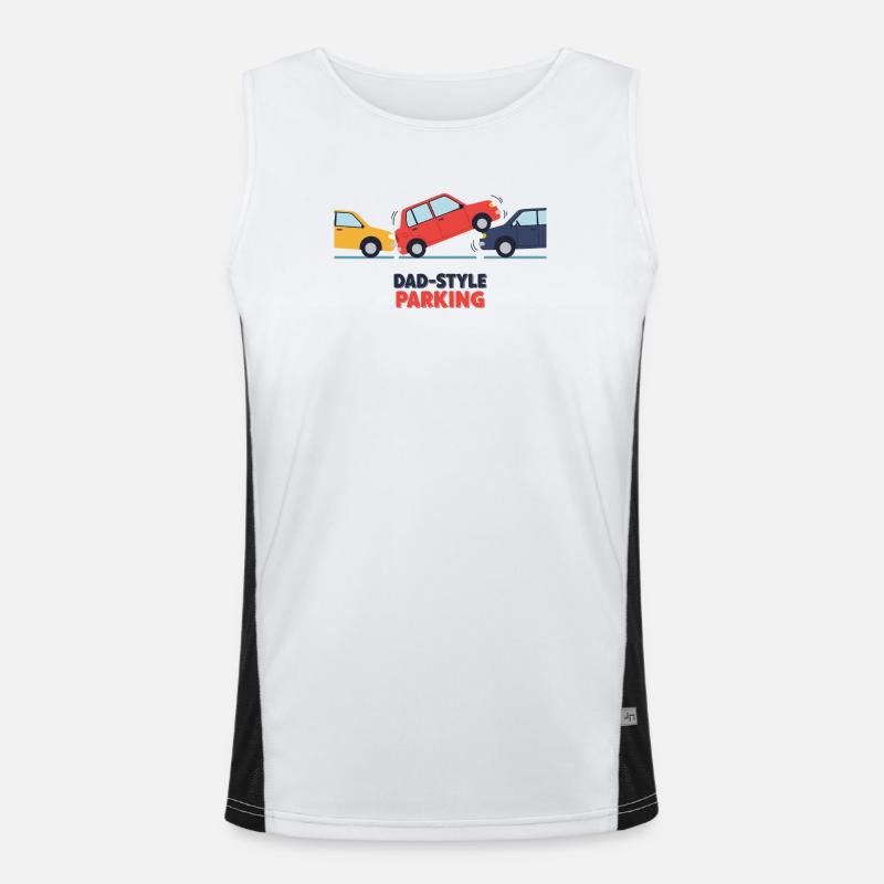 Daddy-style parking Men's Functional Contrast Tank Top 
