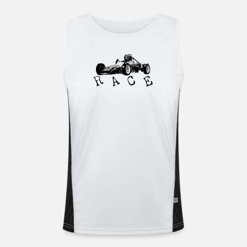 Race Men's Functional Contrast Tank Top 