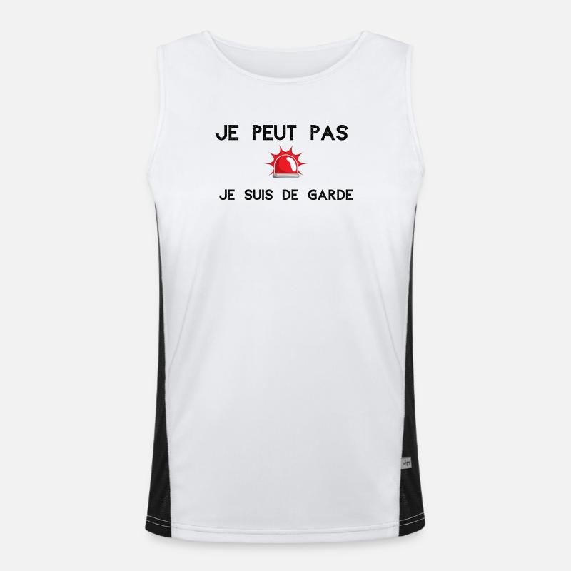 pompier Débardeur respirant contrasté Homme 