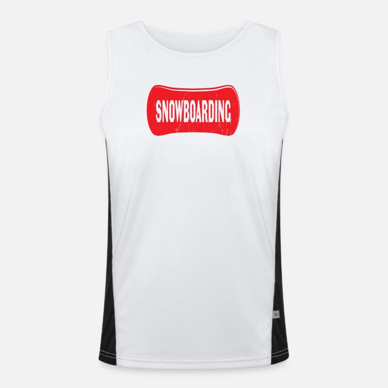 Snowboarding Men's Functional Contrast Tank Top 