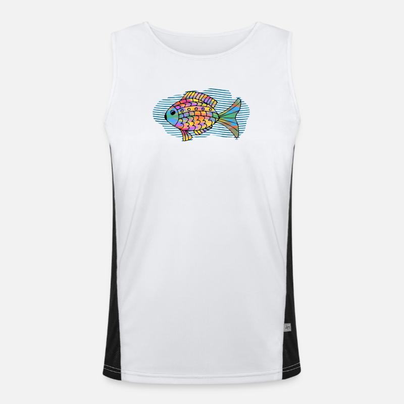 fish Men's Functional Contrast Tank Top 