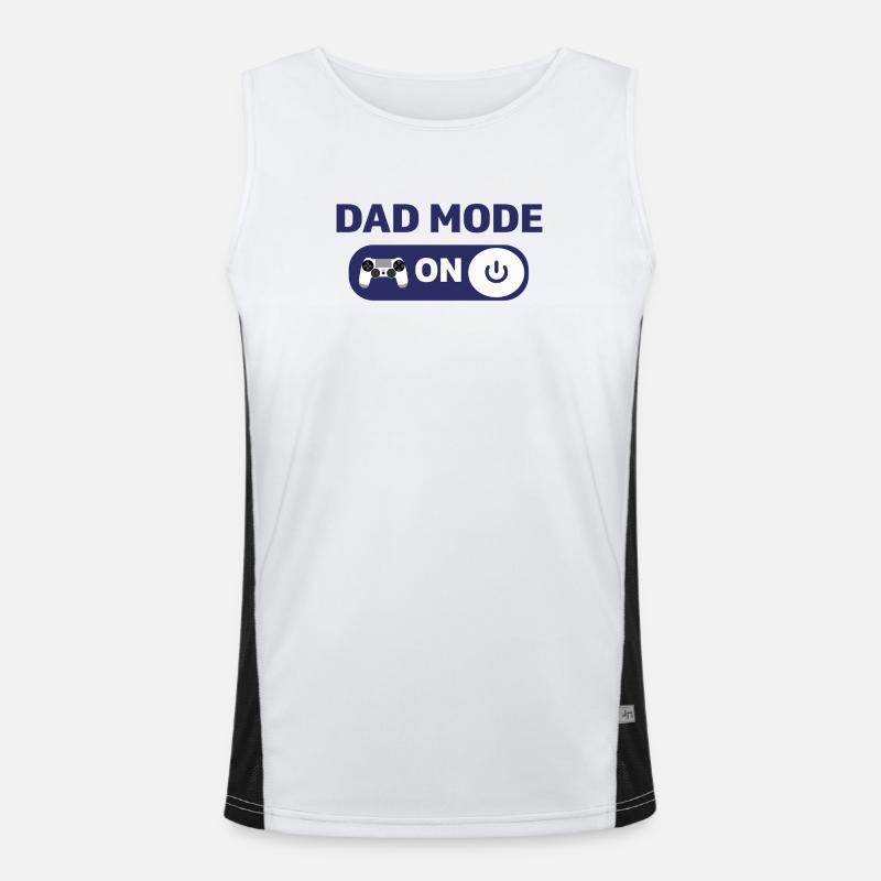 Mode papa activé – Strong Dad Life Design Débardeur respirant contrasté Homme 
