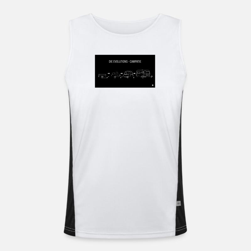 die evolutions campatie V Funktionelles Kontrast-Tank Top für Männer 