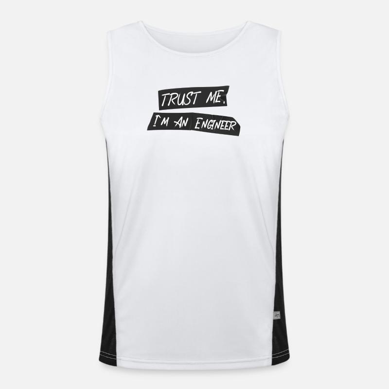 Engineer With Panzertape Men's Functional Contrast Tank Top 