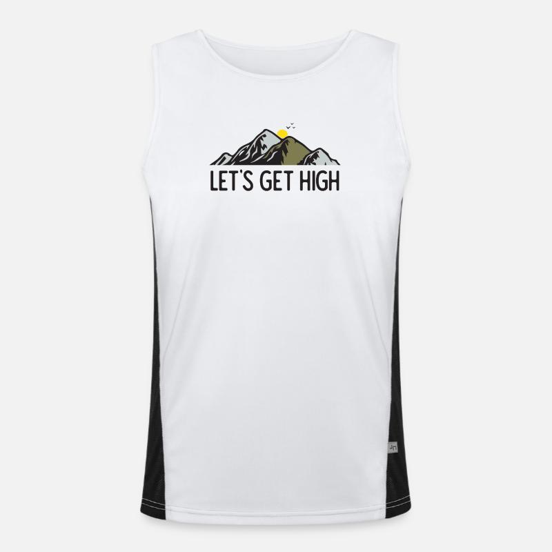 Montagnes - Let’s Get High Débardeur respirant contrasté Homme 
