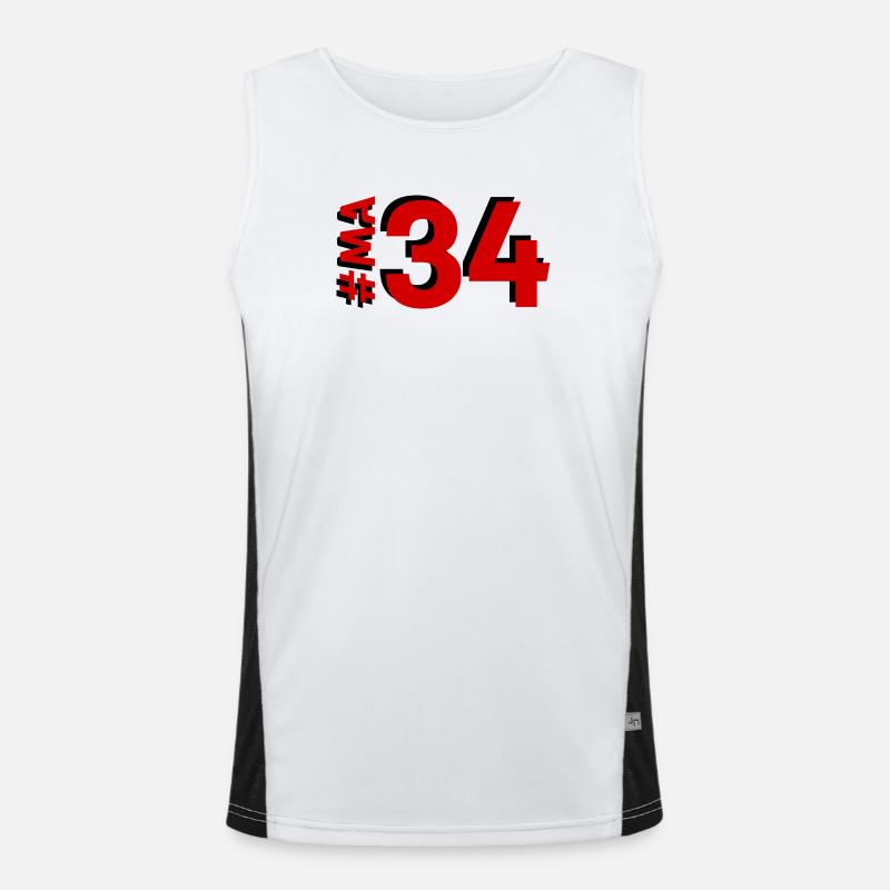 MA34 Débardeur respirant contrasté Homme 