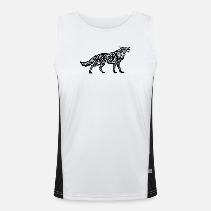 Loup du Caucase Débardeur respirant contrasté Homme 