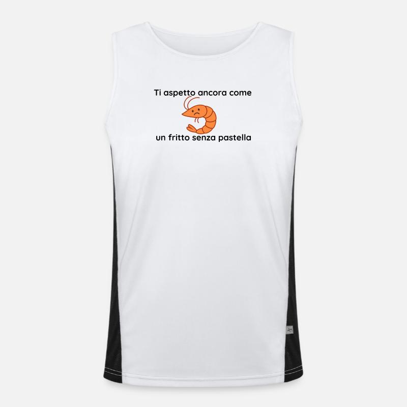 Frit sans pâte Débardeur respirant contrasté Homme 