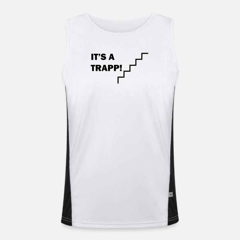 It's a staircase Men's Functional Contrast Tank Top 