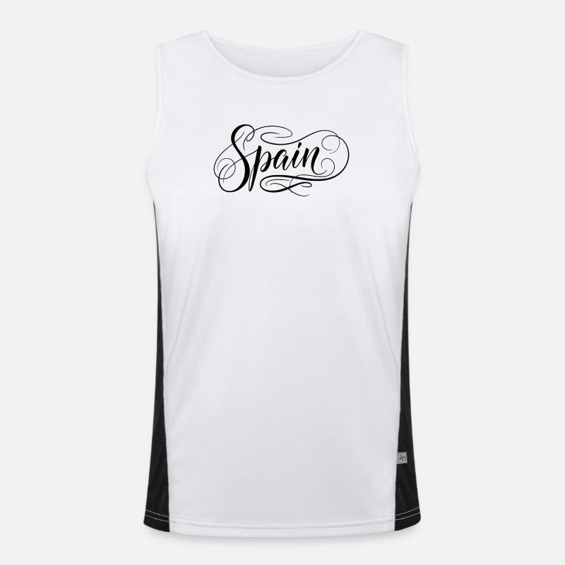 Spain Men's Functional Contrast Tank Top 