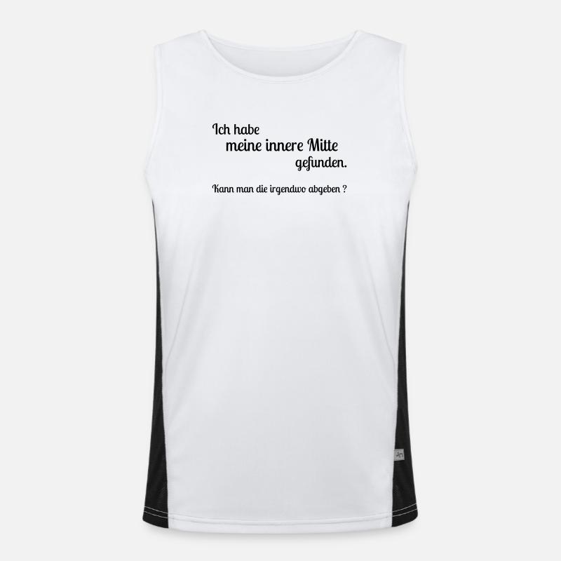 Inner center found Men's Functional Contrast Tank Top 