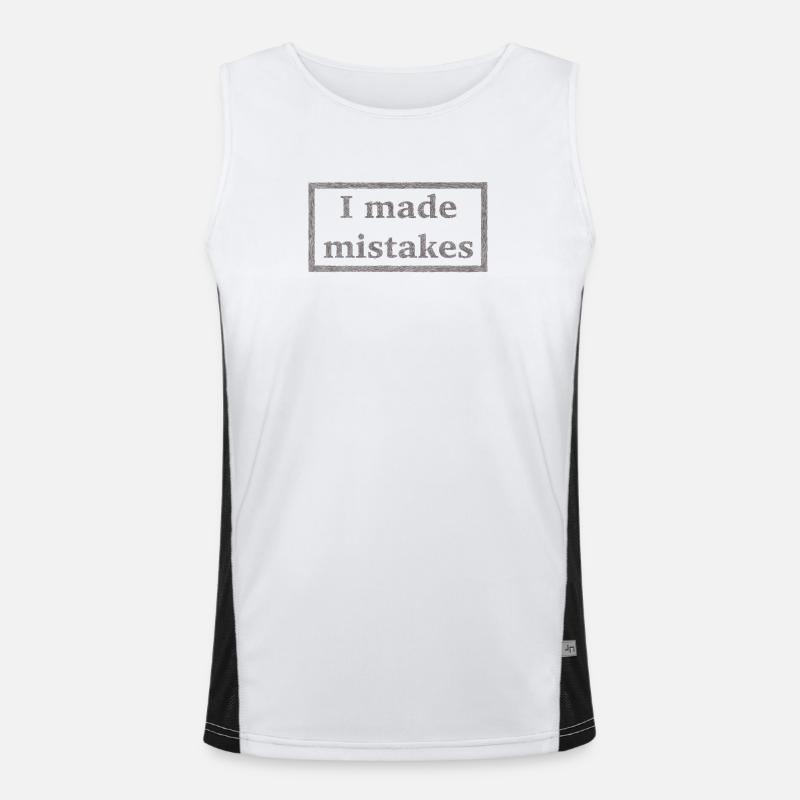 Fehler Funktionelles Kontrast-Tank Top für Männer 