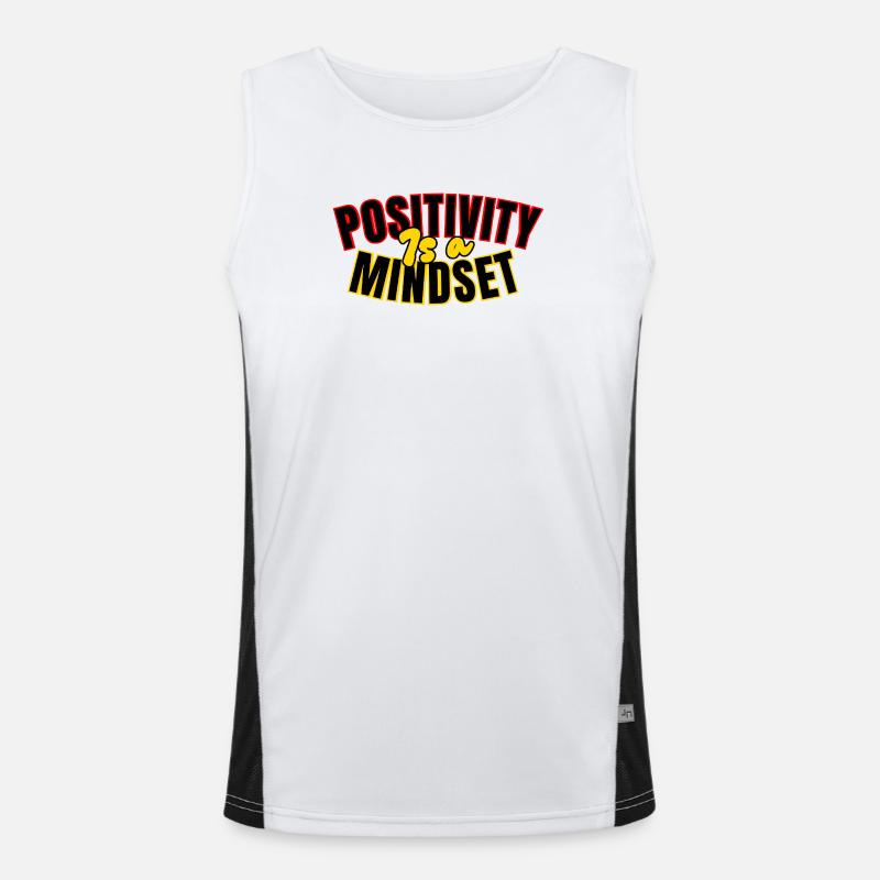 Positivity: mindset Men's Functional Contrast Tank Top 